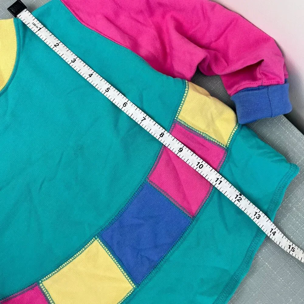 Vintage Gymboree Color Block Long Sleeve T-Shirt Small 2-3